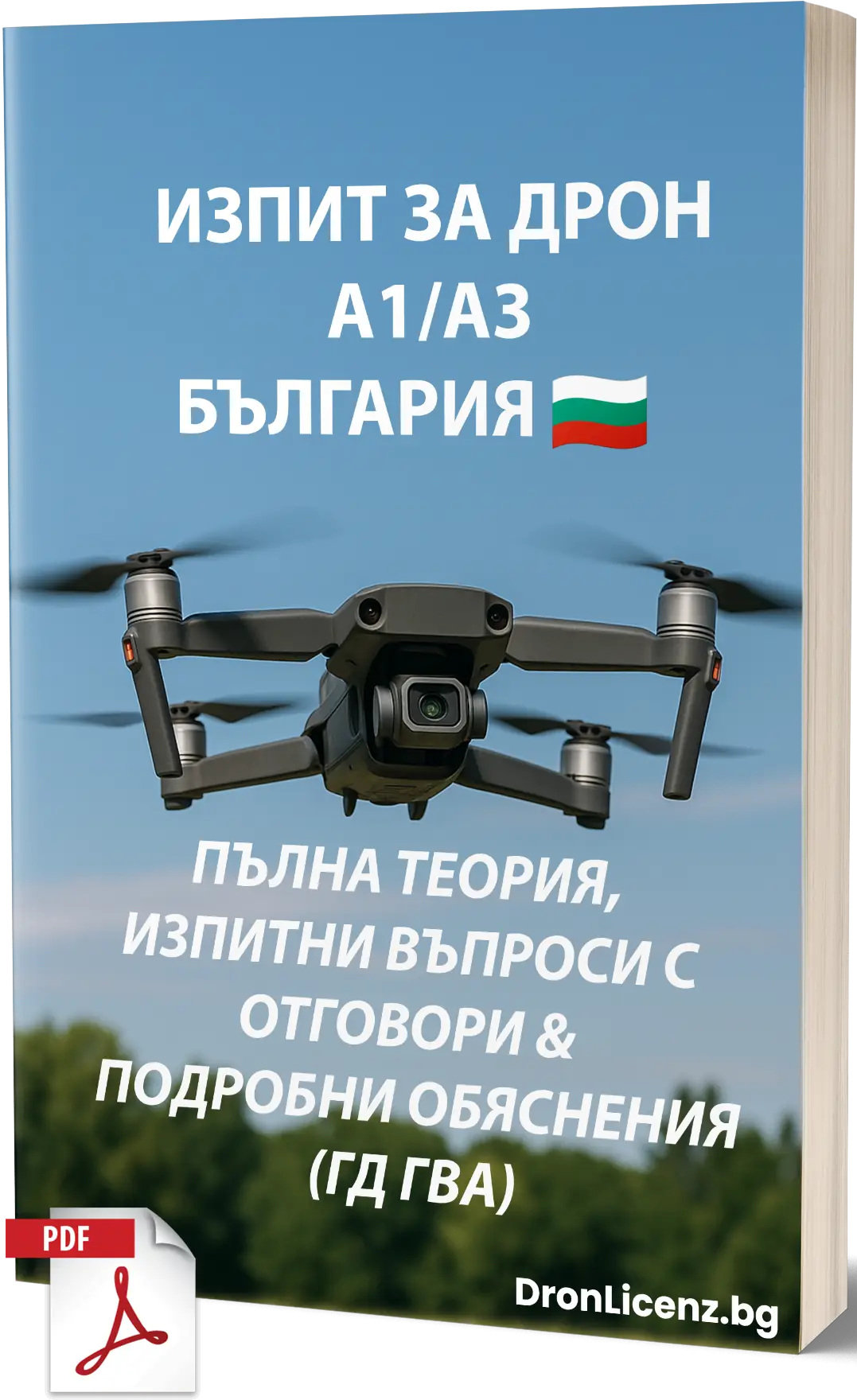 България Изпит за Дрон A1/A3 – Пълна теория, 500+ въпроса в стил изпит с отговори и подробни обяснения - Image 1